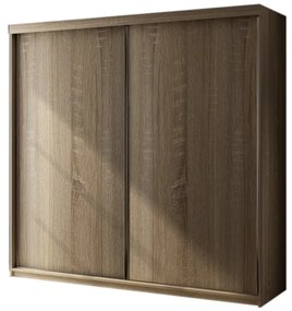 TALIA 25 tolóajtós szekrény, 200x200x62, sonoma tölgy