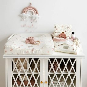 Pelenkázó alátét 70x44 cm Windflower Creme – Cam Cam Copenhagen