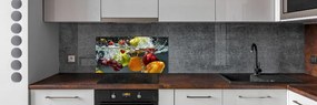 Konyhai hátfalpanel Gyümölcsök és zöldségek pksh-43487877