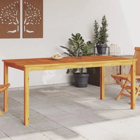 vidaXL tömör akácfa kerti étkezőasztal 180 x 90 x 75 cm