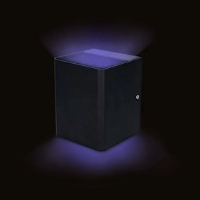 Nedis ZBLOW10RGBW - LED RGBW dimmelhető kültéri lámpa LED/12W/230V IP65 Wi-Fi Tuya fekete