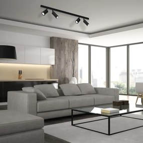 Spotlámpa HUDSON 4xGU10/8W/230V fekete