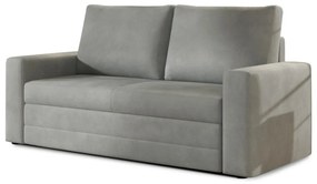 VilĂĄgosszĂŒrke bĂĄrsony kinyithatĂł-tĂĄrolĂłhelyes kanapĂ© 151 cm Wave â ELTAP