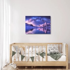 Üveg kép - Sarkvidéki táj (70x50 cm)
