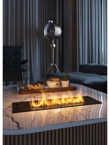 InFire - Beépített BIO kandalló 7,5x50 cm 3,5kW fekete