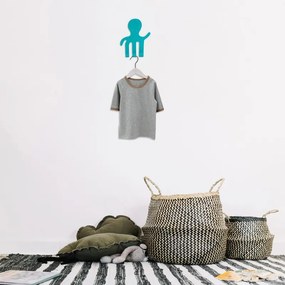 Octopus kék fala szerelhető fém akasztó