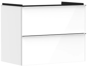 Hansgrohe Xelu Q szekrény 78x49.5x60.5 cm Függesztett, mosdó alatti fehér 54027000