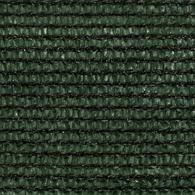 sötétzöld HDPE napvitorla 160 g/m² 3 x 4 x 4 m