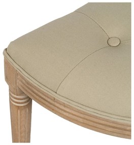 Bézs-natúr színű pad Royal – Ixia