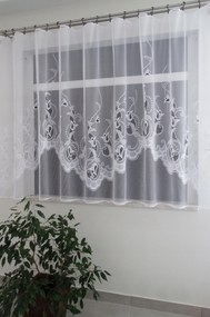 Mg Függöny jacquard Justi 2 Fehér 290x155 Bt pol