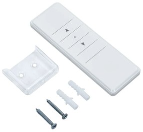 kék/fehér automata szélérzékelős és LED-es napellenző 500x350cm