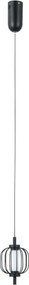 ITALUX PND-34405-1-BK PEDRO Egyágú Függesztett Lámpa Fém LED IP20