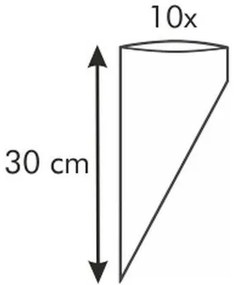 Tescoma DELICIA 30 cm-es dekorációs táska, 10 db, 30 cm
