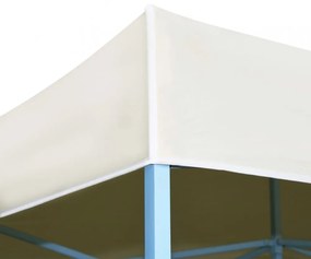 krémszínű összecsukható felugró rendezvénysátor 3 x 9 m