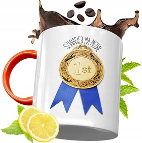 Narancssárga Bögre Sógornak Ajándék fényképes nyomattal