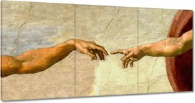 Vászonkép 60x30 Ádám teremtése