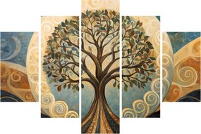 Kép – Életfa és spirálok (150x105 cm)