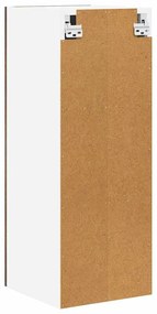 Függő szekrény Riga Füstölt tölgy és fehér 30 x 31 x 80 cm