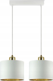 Függő lámpa Csillár Lámpaernyők Fehér Arany Led