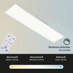 Brilo - RGBW Dimmelhető mennyezeti lámpa SLIM LED/40W/230V + távirányító