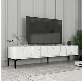TV asztal/szekrény Bipemu 3 (fehér + fekete). Akció -23%. 1095679