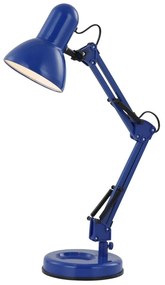 GLOBO-24883 FAMOUS kék színű íróasztali lámpa 1xE27 40W ↔400mm ↕590mm