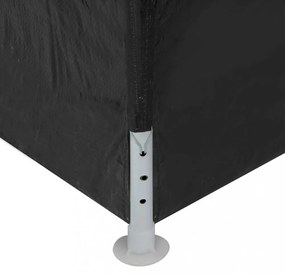antracitszürke partisátor 3 x 6 m