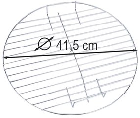 Grillrács kerek 41,5 cm