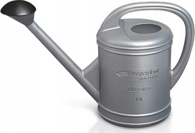 Prosperplast Öntözőkanna virágos növények öntözéséhez nagy lyukú ezüst 10 L