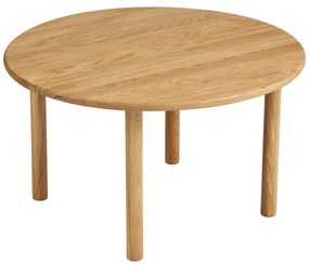 Natúr színű tölgyfa kerek dohányzóasztal ø 70 cm Jena – House Nordic