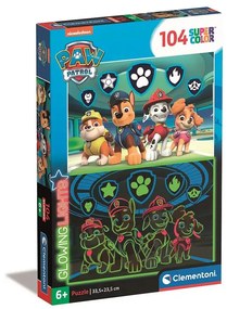 Mancs Őrjárat Symbols 104 db-os világítós puzzle Clementoni