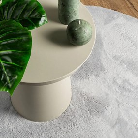 HUARTE szürke rövid szálú puha és mosható szőnyeg Ø 100 cm