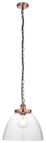 Endon 106895 - Láncos csillár HANSEN 1xE27/10W/230V rézszínű