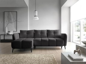 Sarokkanapé Odysea (B) (szürke + fekete) . 1100430