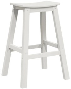 bárszékek 2 db Fehér HDPE