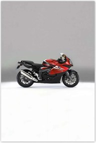 Poszter 60x90 Piros Bmw üldöző