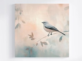 Poszter Madár Az Ágon Skandináv Stílus Pasztell 80x80