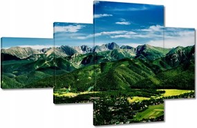 Festmények 130x80 Tájkép Tátra Lengyel hegyek