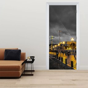 Fotótapéta ajtóra - Orosz kerékpár alkonyatkor (95x205cm)