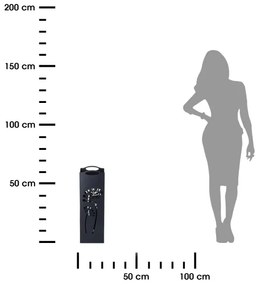 Fém esernyőtartó INDUSTRIAL 60x21 cm fekete