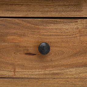 tömör mahagóni fa komód 100 x 30 x 50 cm