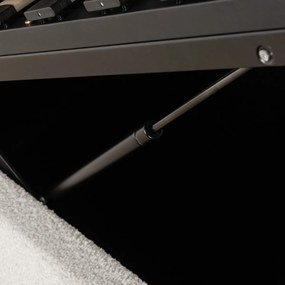 ROSSO ágy 160x200, krém boucle, ágyneműtartóval