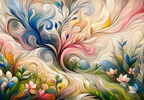 Fotótapéta - Színes természet (147x102 cm)