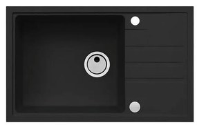 ALVEUS 1149117 - Mosogató INTERMEZZO 78x48 cm gránit/fekete