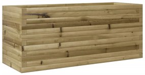 impregnált fenyőfa kerti virágláda 110x40x45,5 cm