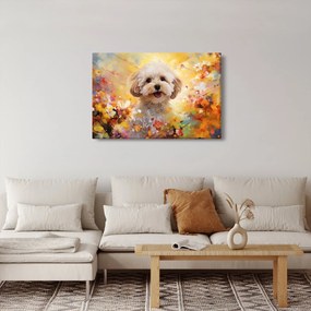 Kép - Boldog kutya (90x60 cm)