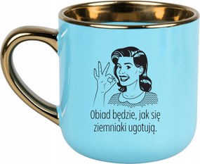 Bögre Kék 400ml Ajándék Vicces Anyák Napja Hogyan Fő A Burgonya