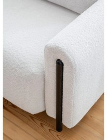 Szürke buklé kinyitható-tárolóhelyes kanapé 244 cm Arcadova – ELTAP