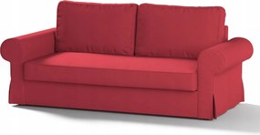Dekoria Backabro 3 személyes összecsukható kanapé huzat Ikea piros