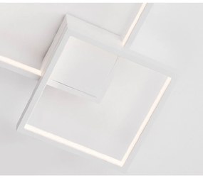 Nova Luce PORTO mennyezeti lámpa, fehér, 3000K melegfehér, beépített LED, 19W, 1342 lm, 9364038
